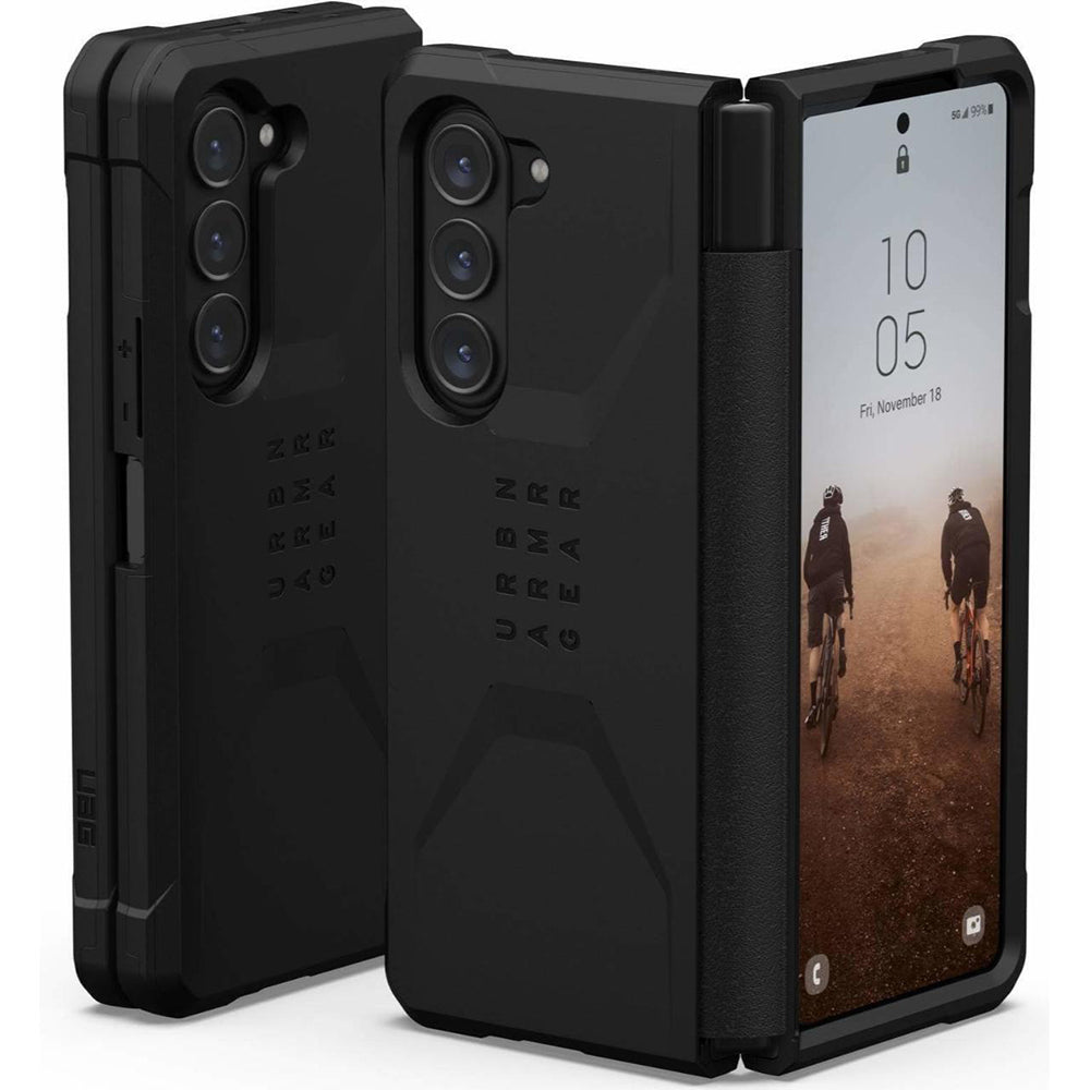 Custodia per Samsung Galaxy Z Fold5 F946, Urban Armor Gear, Civilian, Nera
