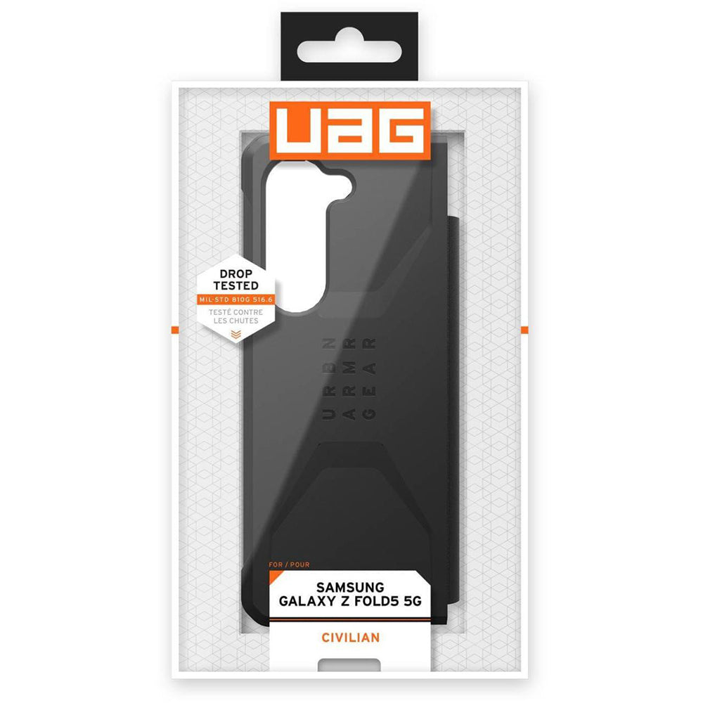 Custodia per Samsung Galaxy Z Fold5 F946, Urban Armor Gear, Civilian, Nera