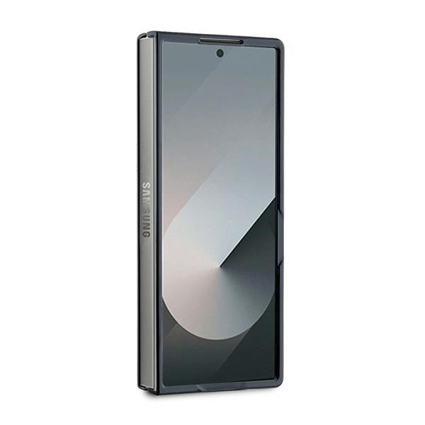 Custodia per Samsung Galaxy Z Fold6 F956, Karl Lagerfeld, Saffiano Karl & Choupette Metal, Nera