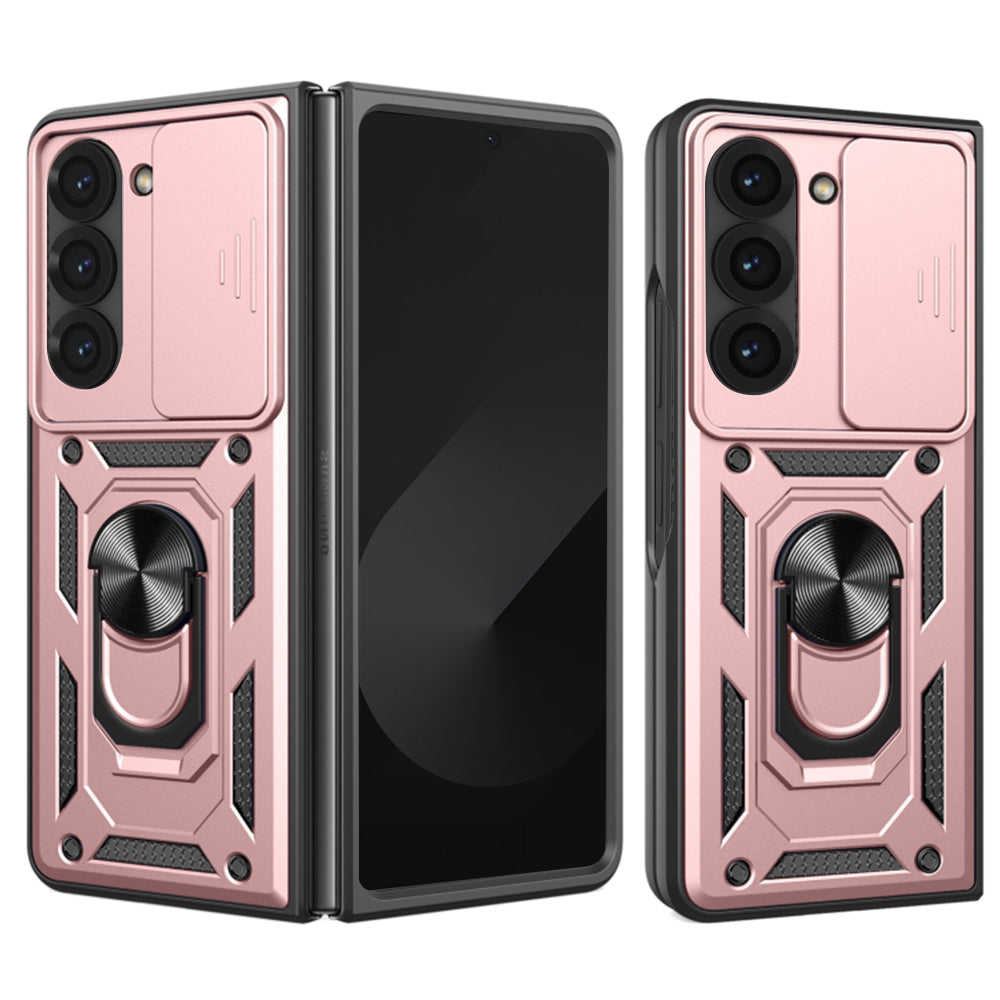 Custodia per Samsung Galaxy Z Fold6 F956, Techsuit, CamShield, Rosa