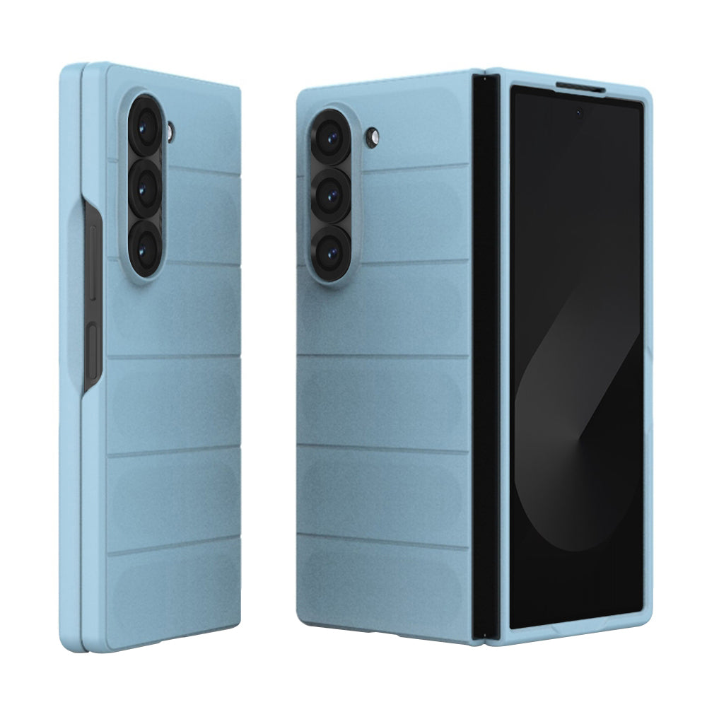 Custodia per Samsung Galaxy Z Fold6 F956, Techsuit, Magic Shield, Blu