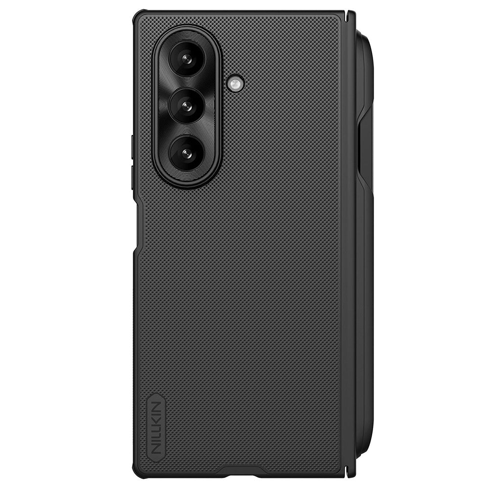Custodia per Samsung Galaxy Z Fold7 F966, Nillkin, Super Frosted Shield con supporto per penna, Nera
