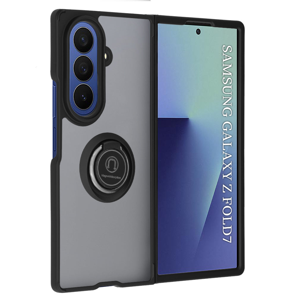 Custodia per Samsung Galaxy Z Fold7 F966, Techsuit, Glinth, Nera