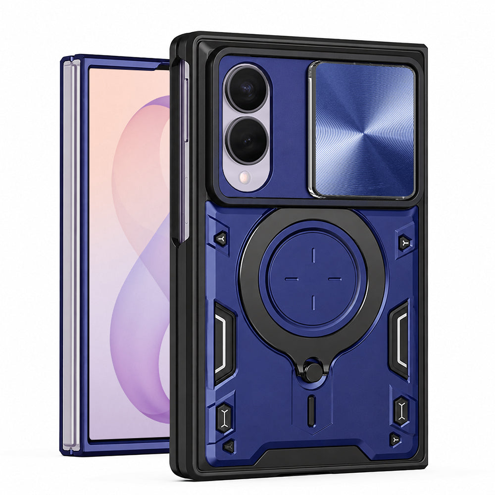 Custodia per Samsung Galaxy Z Fold8 F971, Techsuit, CamGuard Pro, Blu
