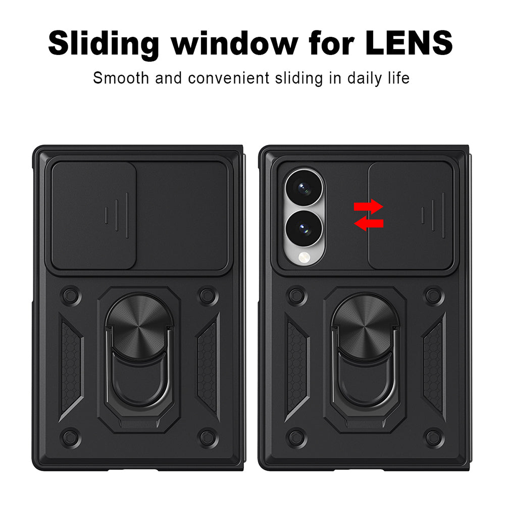 Custodia per Samsung Galaxy Z Fold8 F971, Techsuit, CamShield, Nera