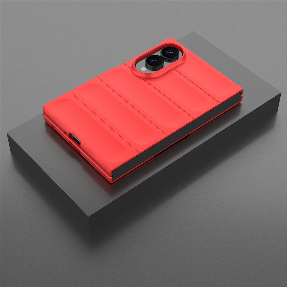 Custodia per Samsung Galaxy Z Fold8 F971, Techsuit, Magic Shield, Rossa