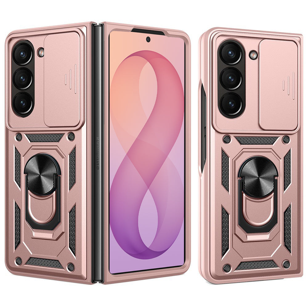 Custodia per Samsung Galaxy Z Fold8 Ultra F976 / Z Fold7 F966, Techsuit, CamShield, Rosa Oro