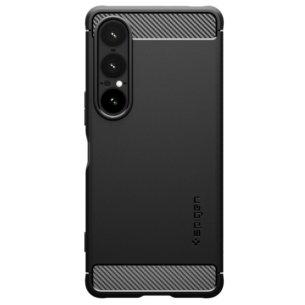 Custodia per Sony Xperia 1 VII, Spigen, Rugged Armor, Nera Opaca ACS09591