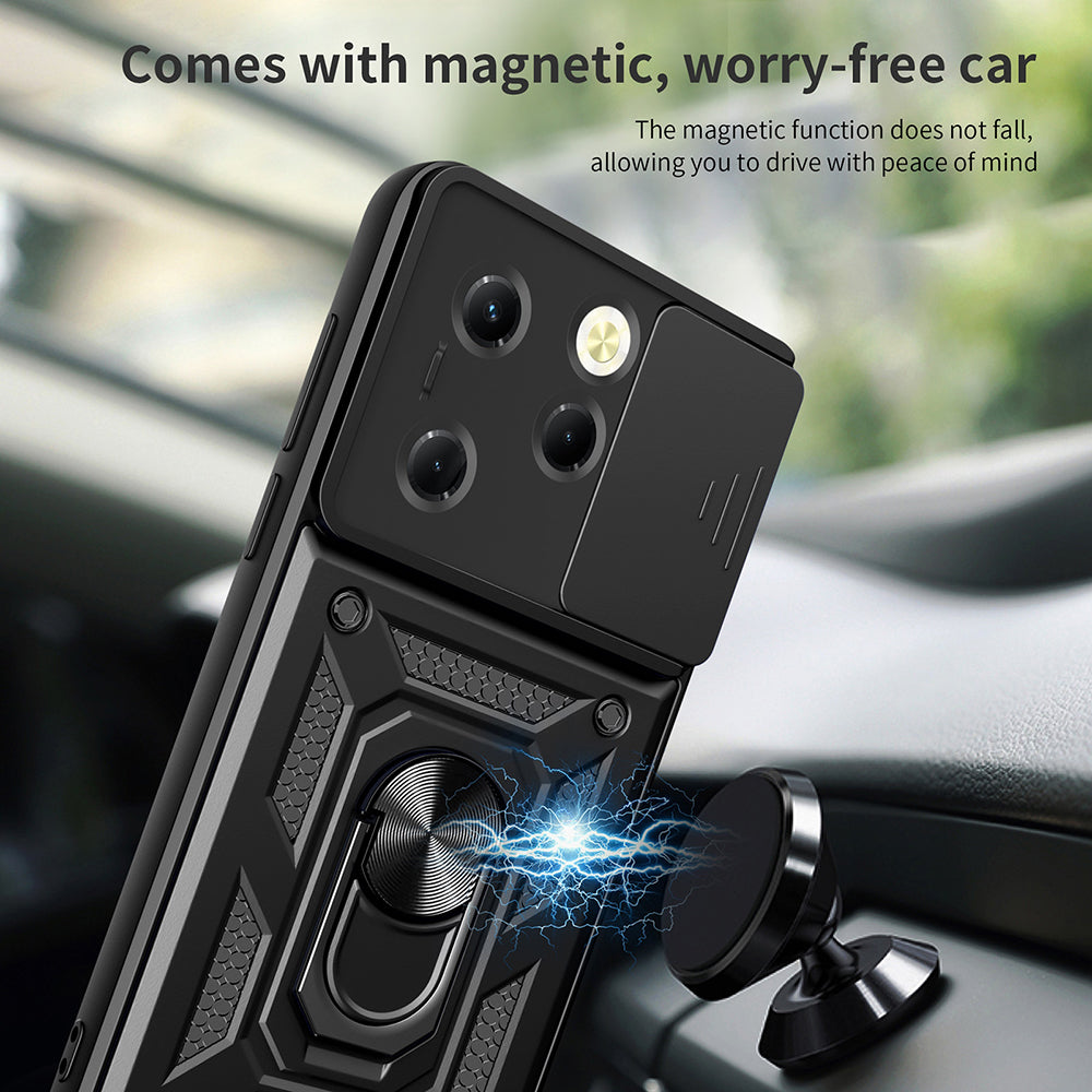 Custodia per Tecno Spark 20 Pro / Infinix Hot 40 / Hot 40 Pro, Techsuit, CamShield, Rosa
