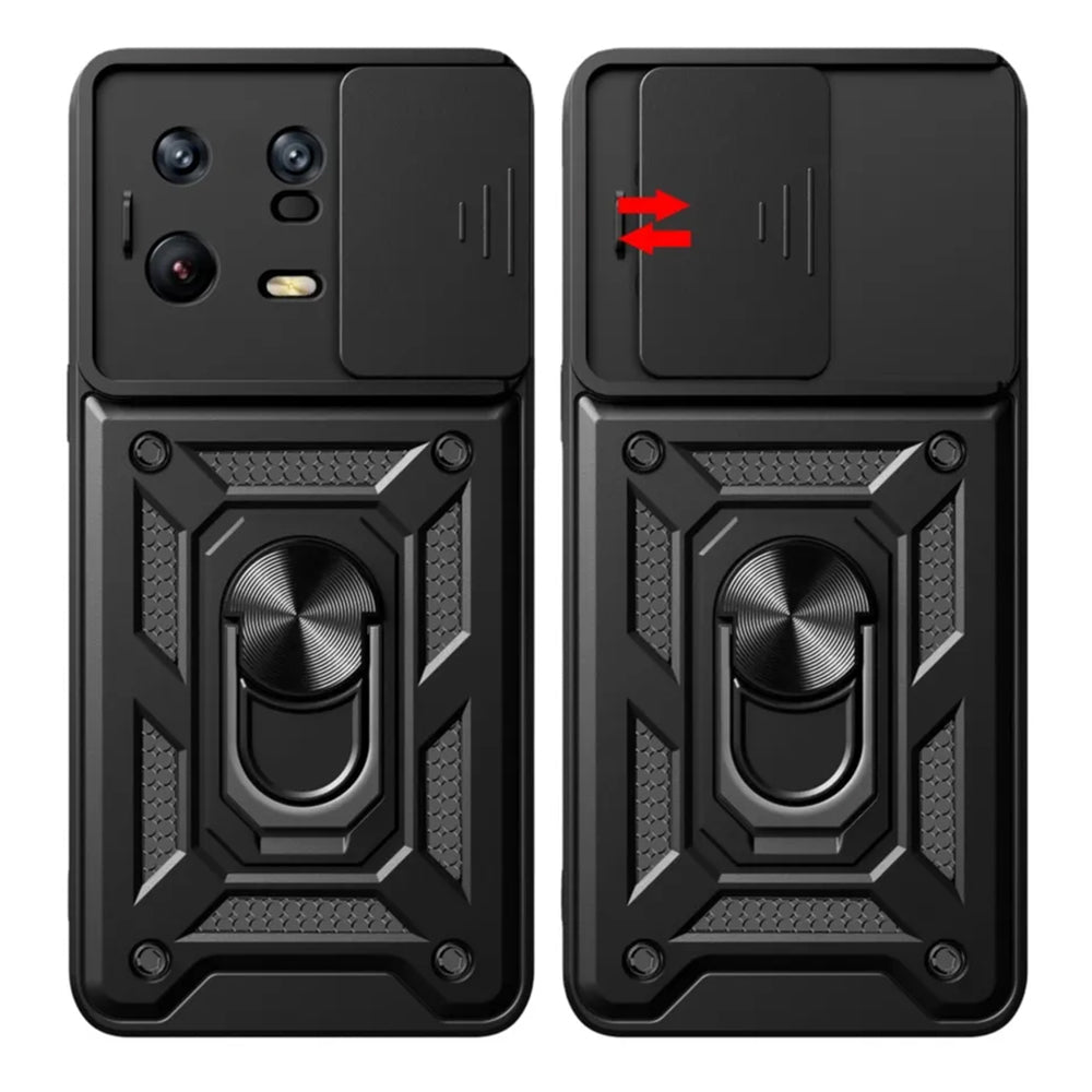 Custodia per Xiaomi 13 Pro, Techsuit, CamShield, Nera