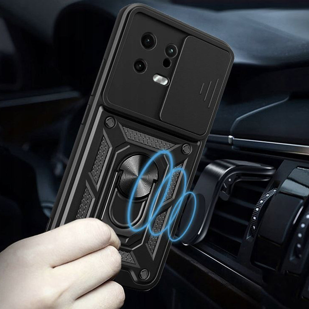 Custodia per Xiaomi 13, Techsuit, CamShield, Nera