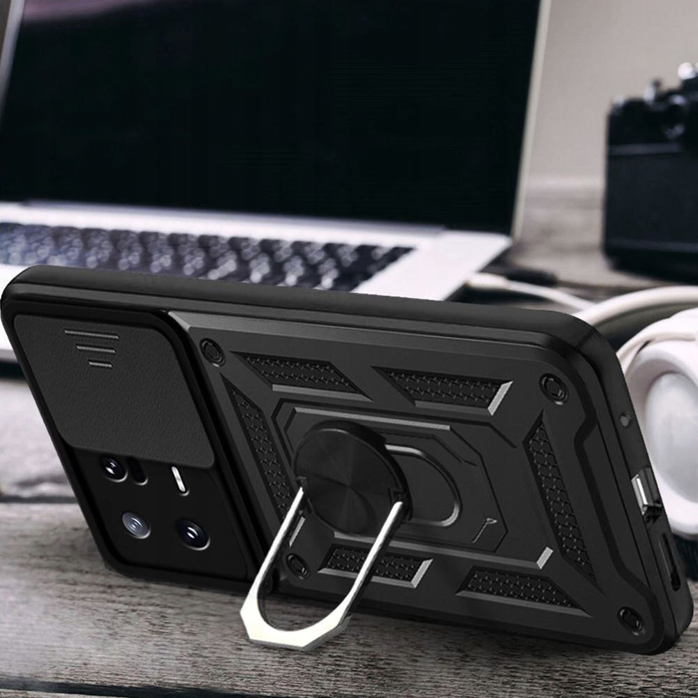 Custodia per Xiaomi 13, Techsuit, CamShield, Nera
