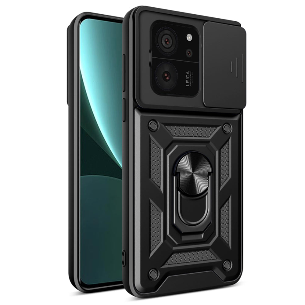 Custodia per Xiaomi 13T Pro / 13T, Techsuit, CamShield, Nera