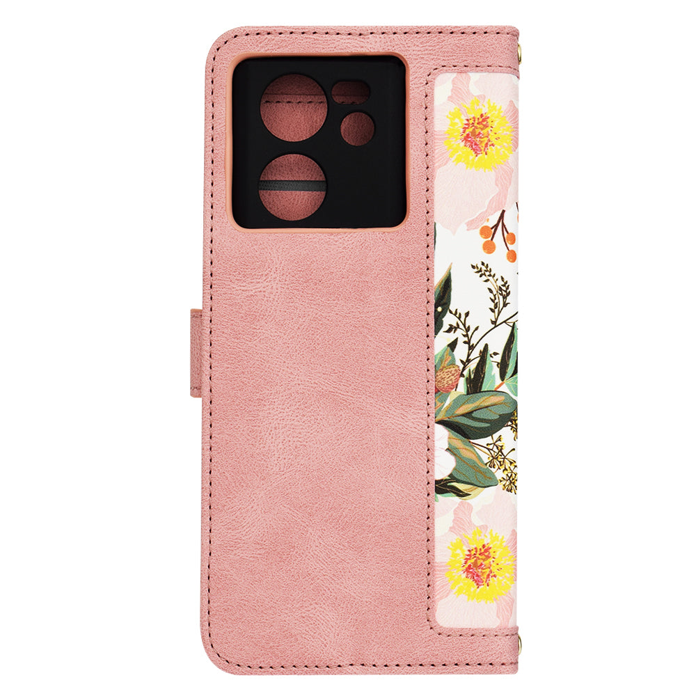 Custodia per Xiaomi 13T Pro / 13T, Techsuit, FlipCraft, Rosa