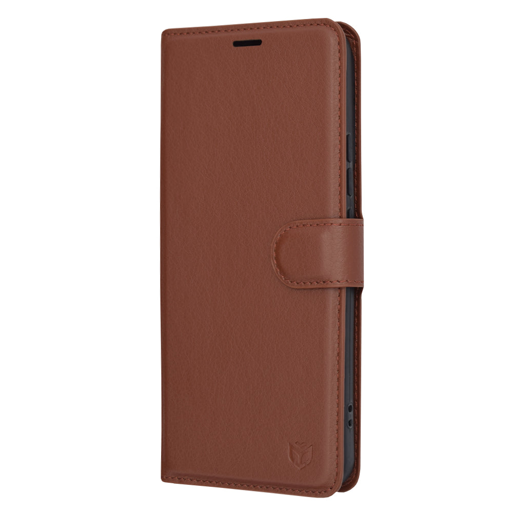 Custodia per Xiaomi 14 Pro, Techsuit, Leather Folio, Marrone