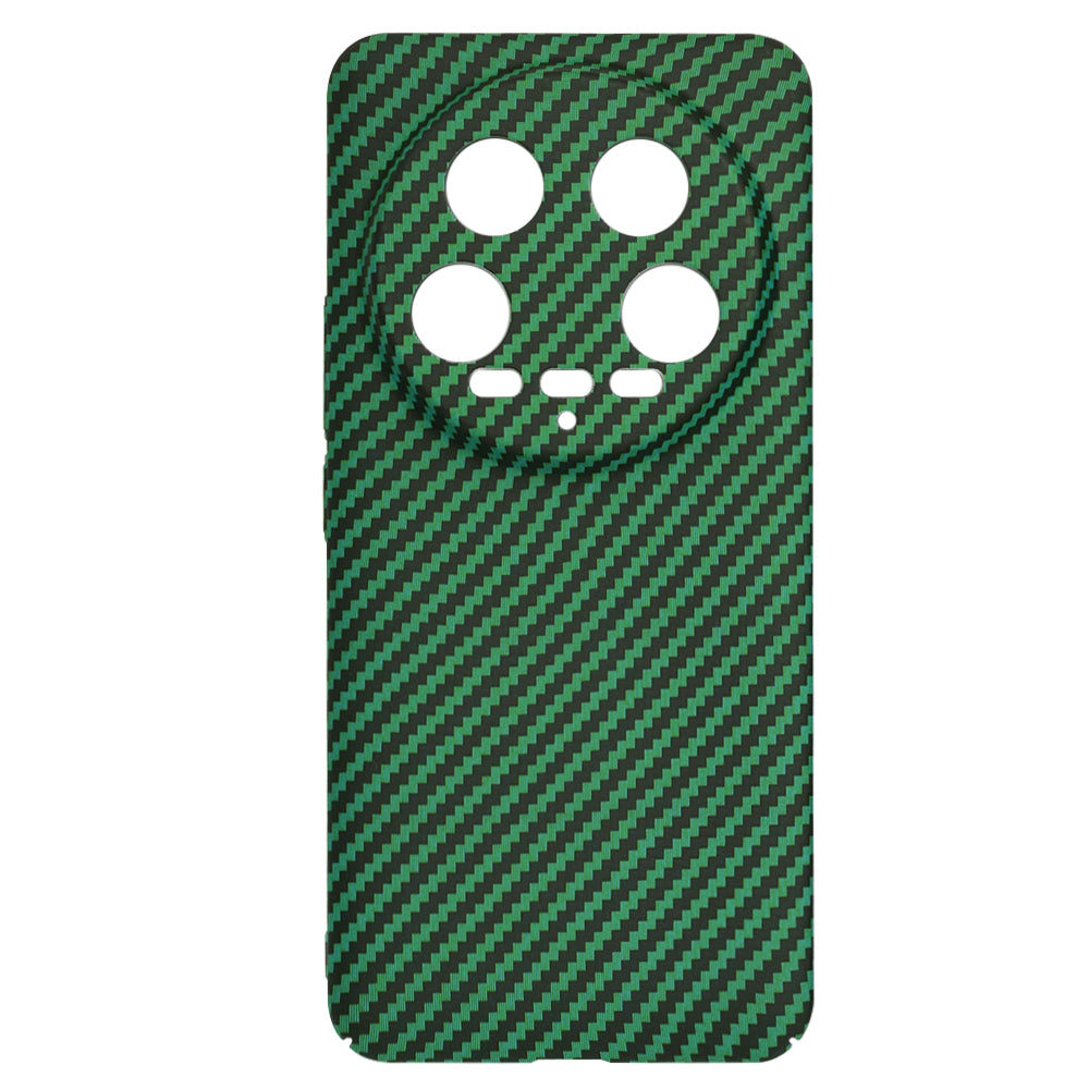 Custodia per Xiaomi 14 Ultra, Techsuit, Carbonite FiberShell, Verde