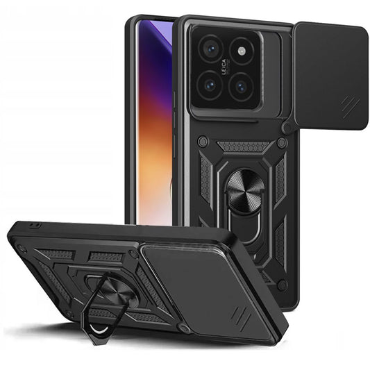 Custodia per Xiaomi 14T Pro, Tech-Protect, CamShield Pro, nero