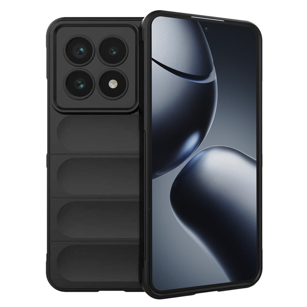 Custodia per Xiaomi 14T Pro, Techsuit, Magic Shield, Nera