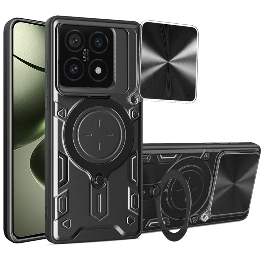 Custodia per Xiaomi 14T, Techsuit, CamGuard Pro, Nera