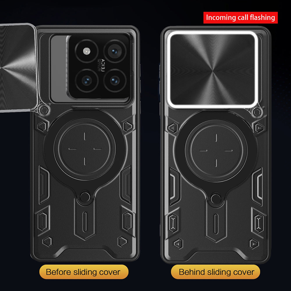 Custodia per Xiaomi 14T, Techsuit, CamGuard Pro, Nera