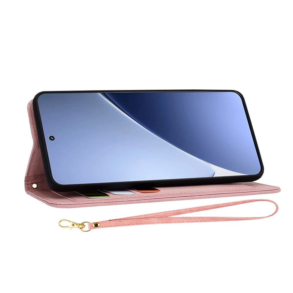 Custodia per Xiaomi 15 Pro, Techsuit, FlipCraft, Rosa