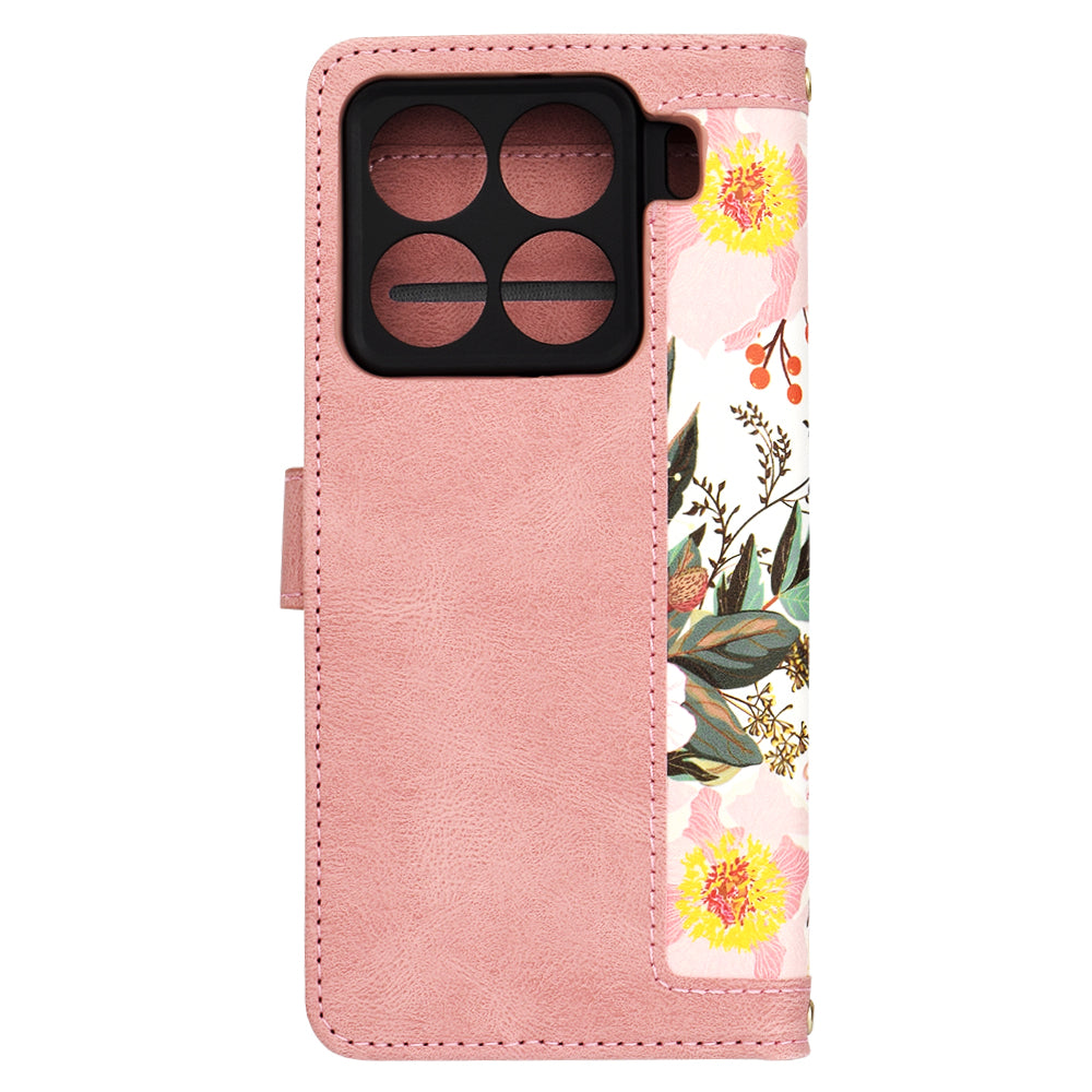 Custodia per Xiaomi 15 Pro, Techsuit, FlipCraft, Rosa