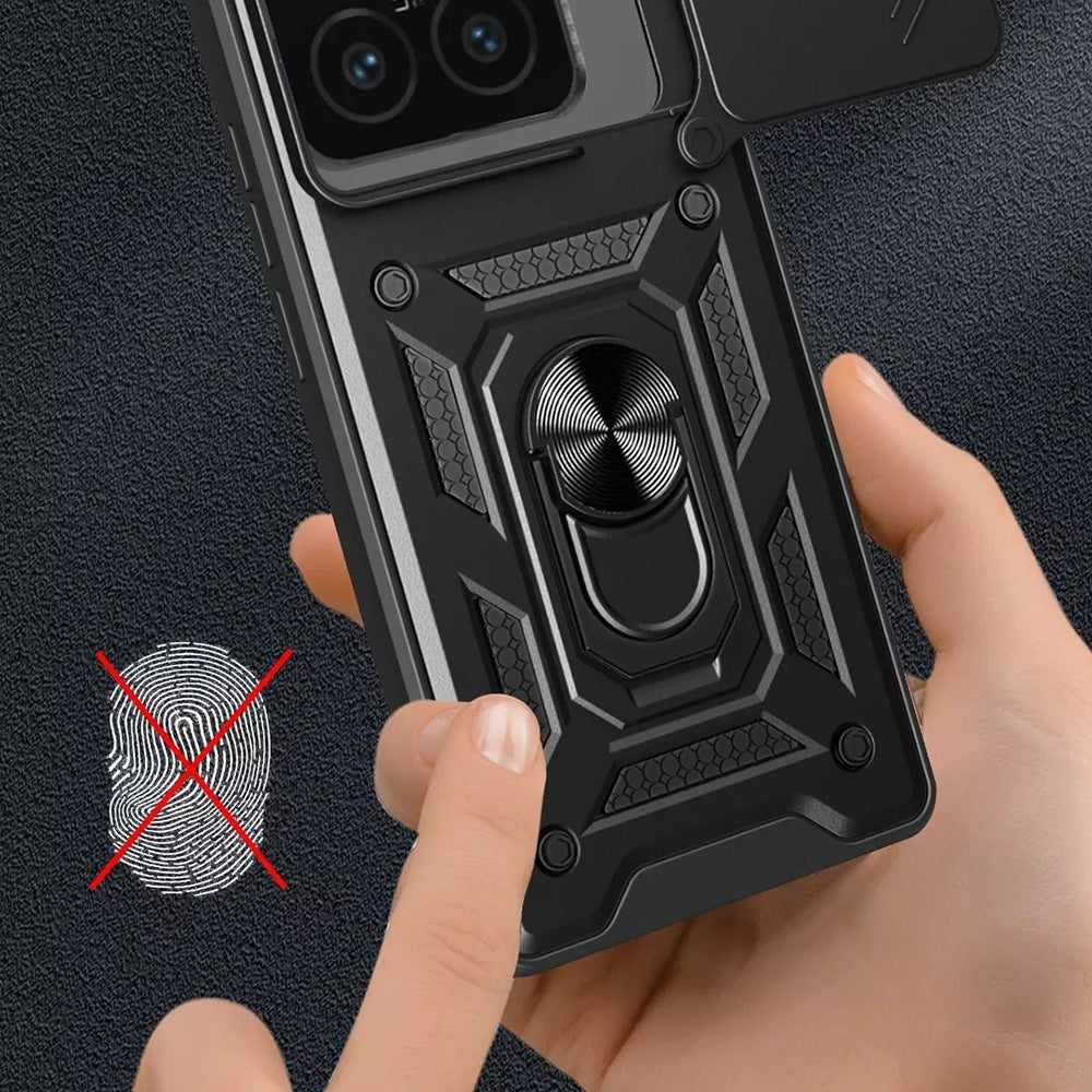 Custodia per Xiaomi 15, Techsuit, CamShield, Nera