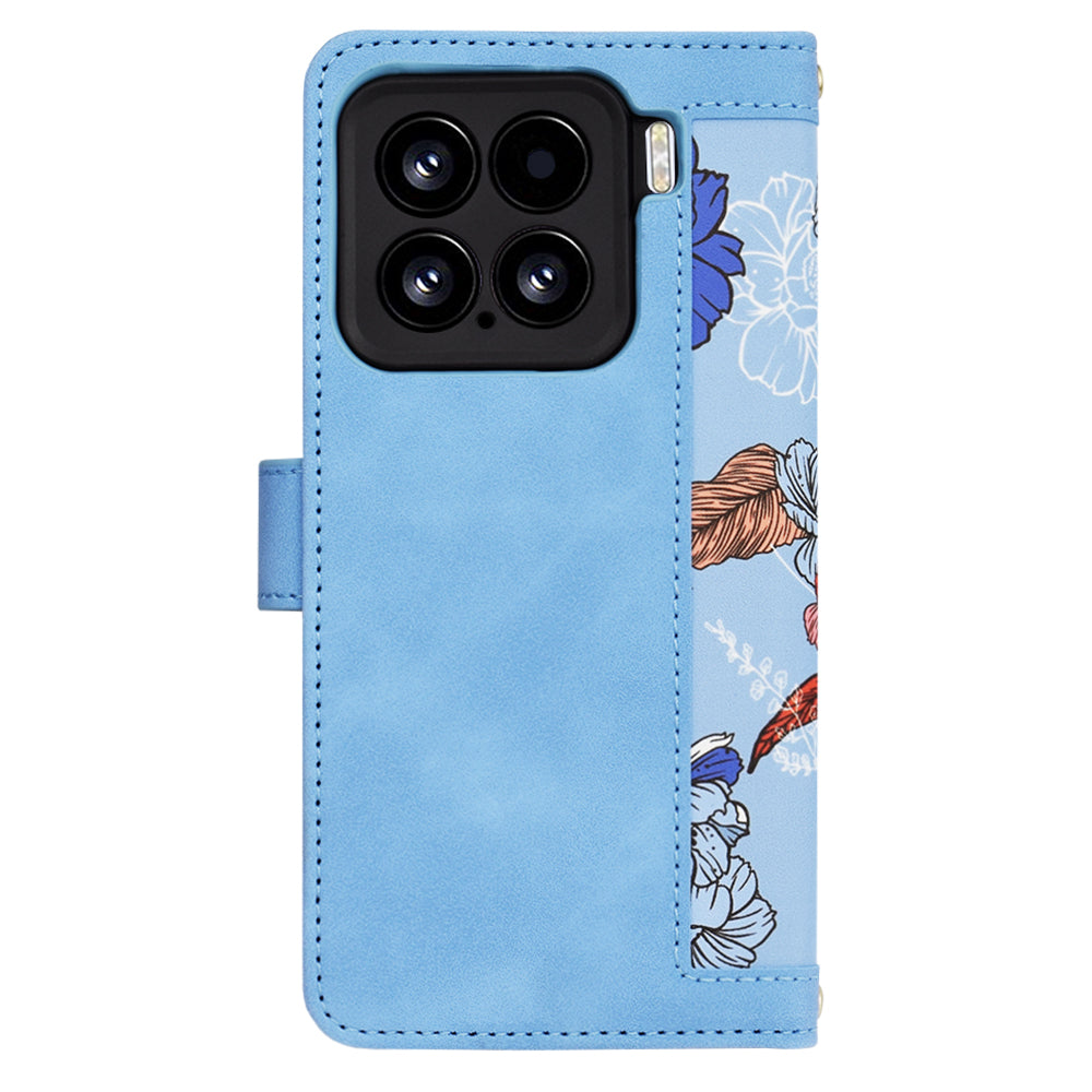 Custodia per Xiaomi 15, Techsuit, FlipCraft, Blu