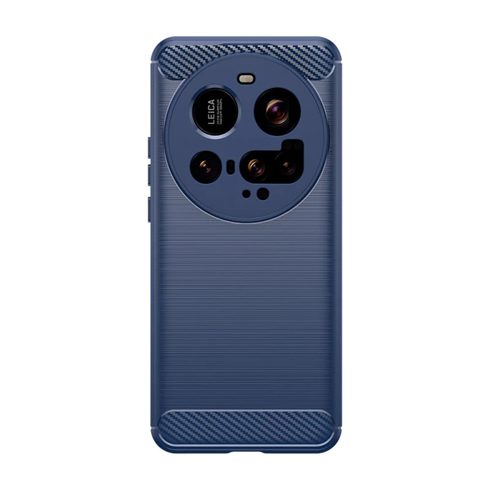 Custodia per Xiaomi 15 Ultra, Techsuit, Carbonio, Blu