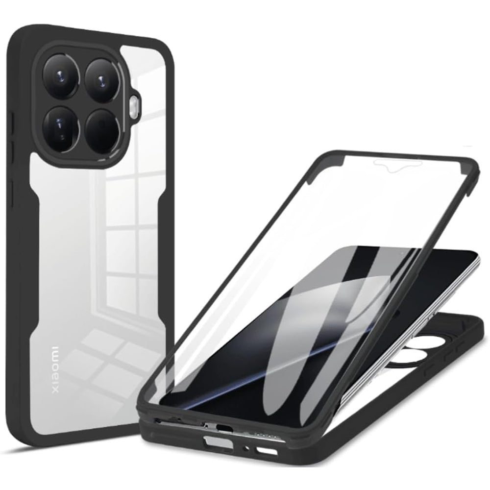 Custodia per Xiaomi 15T Pro, Techsuit, ColorVerse 360, Nera