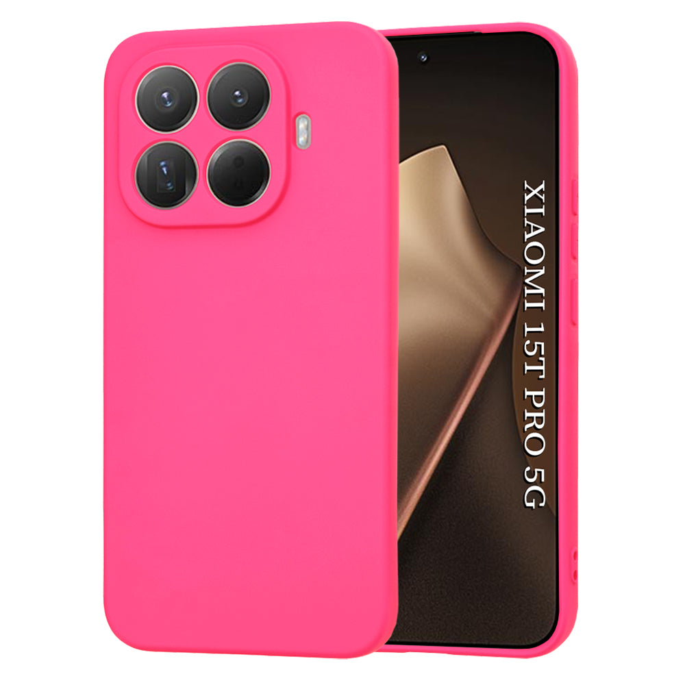 Custodia per Xiaomi 15T Pro, Techsuit, SoftFlex, Rosa Scuro