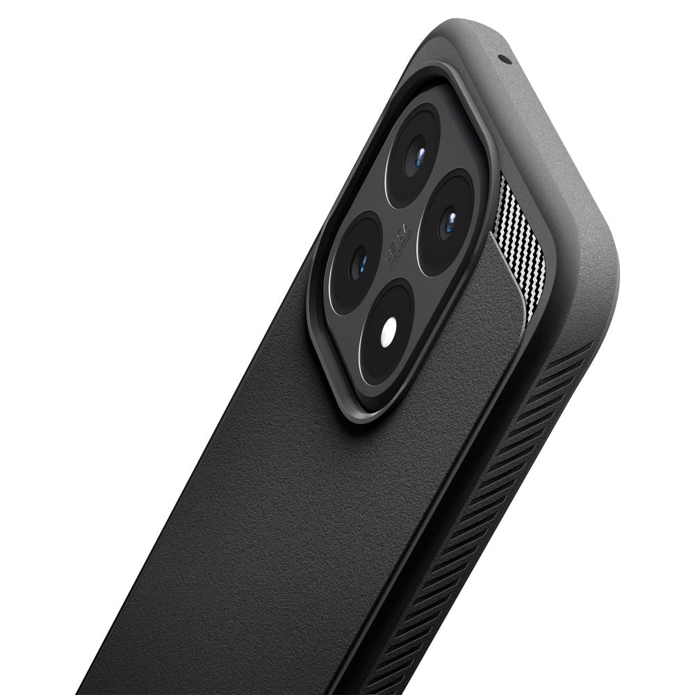 Custodia per Xiaomi 15T, Spigen, Rugged Armor, Nero Opaco ACS10459