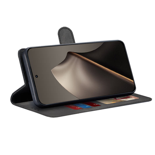Custodia per Xiaomi 15T, Techsuit, Diary Book, Nera