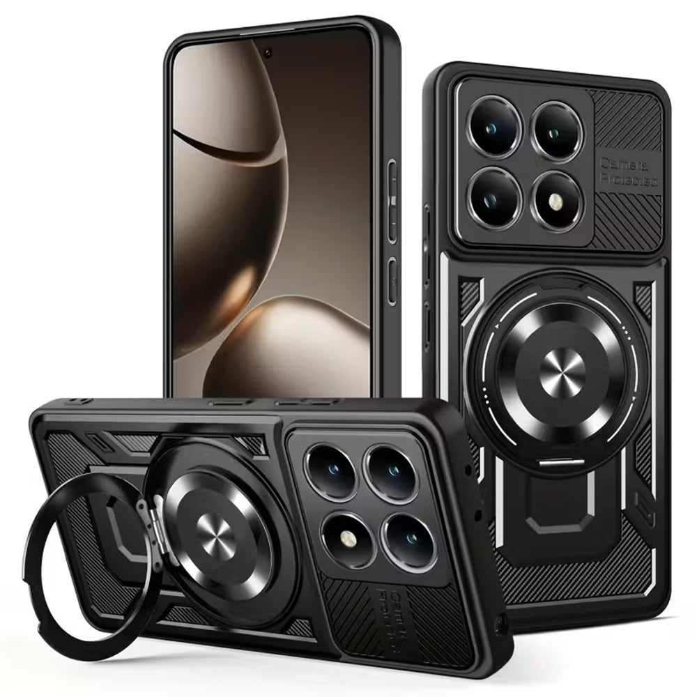 Custodia per Xiaomi 15T, Techsuit, RuggedCam, Nera