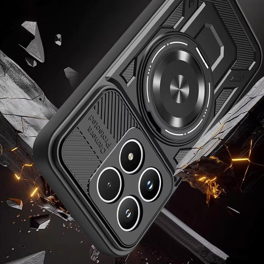 Custodia per Xiaomi 17, Techsuit, RuggedCam, Grigio