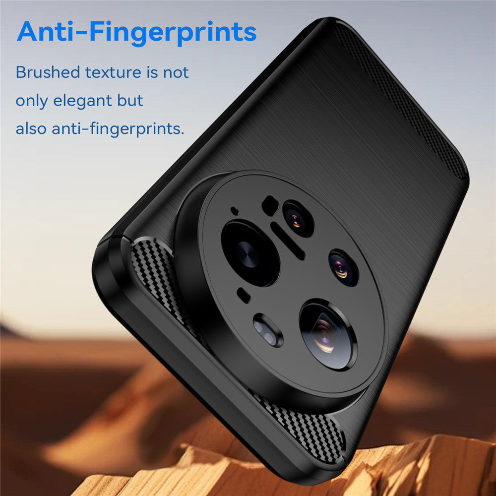 Custodia per Xiaomi 17 Ultra, Techsuit, Carbonio, Nera