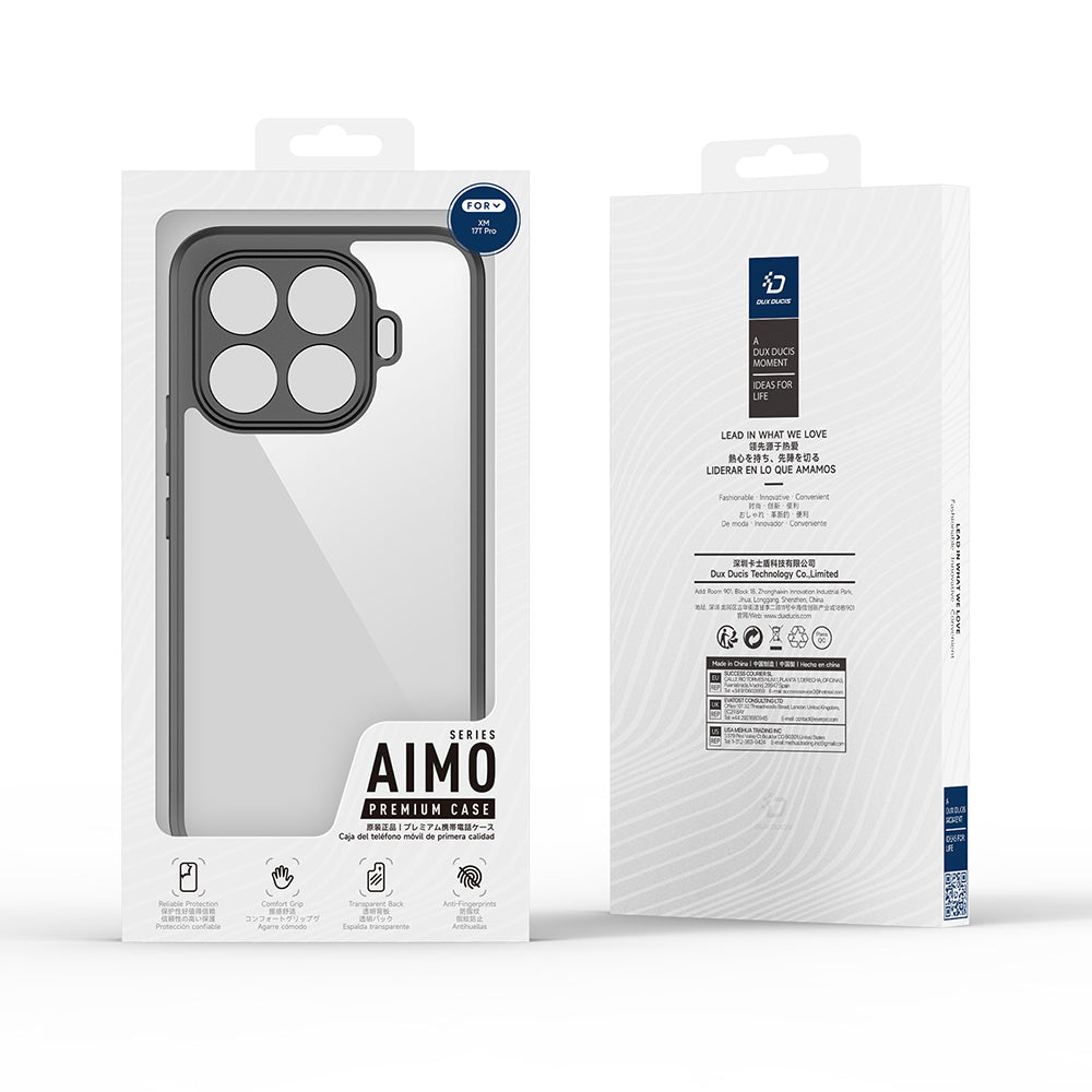 Custodia per Xiaomi 17T Pro, DUX DUCIS, Aimo, Nera