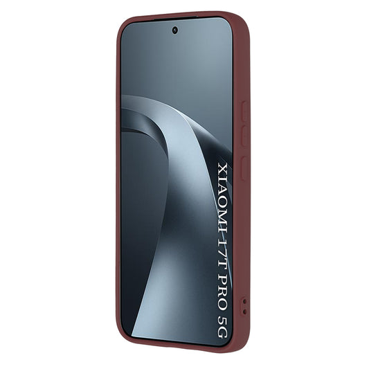 Case for Xiaomi 17T Pro, Techsuit, SoftFlex, Burgundy