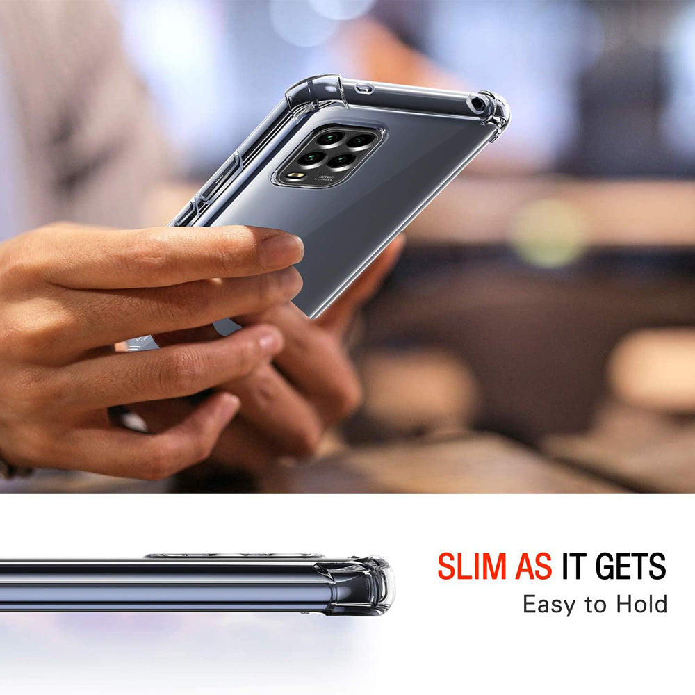 Custodia per Xiaomi Mi 10 Lite 5G, Techsuit, Shockproof Clear, Trasparente