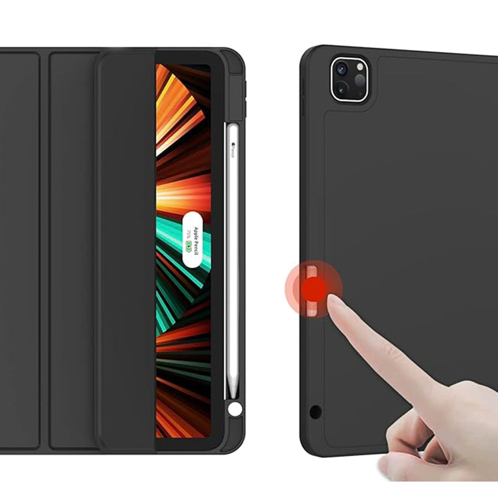 Custodia per Xiaomi Pad 6 / 6 Pro, Techsuit, Flex Trifold, Grigio