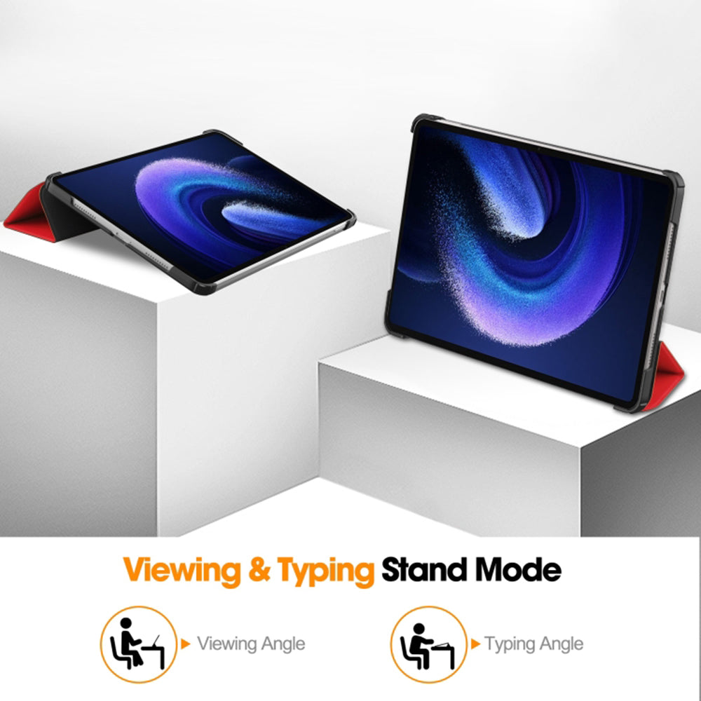 Custodia per Xiaomi Pad 6 / 6 Pro, Techsuit, FoldPro, Rossa