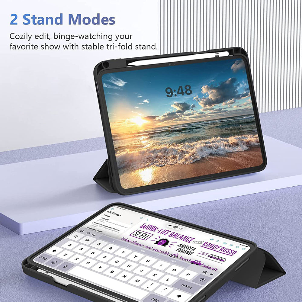 Custodia per Xiaomi Pad 7 / 7 Pro, Techsuit, Flex Trifold, Nera