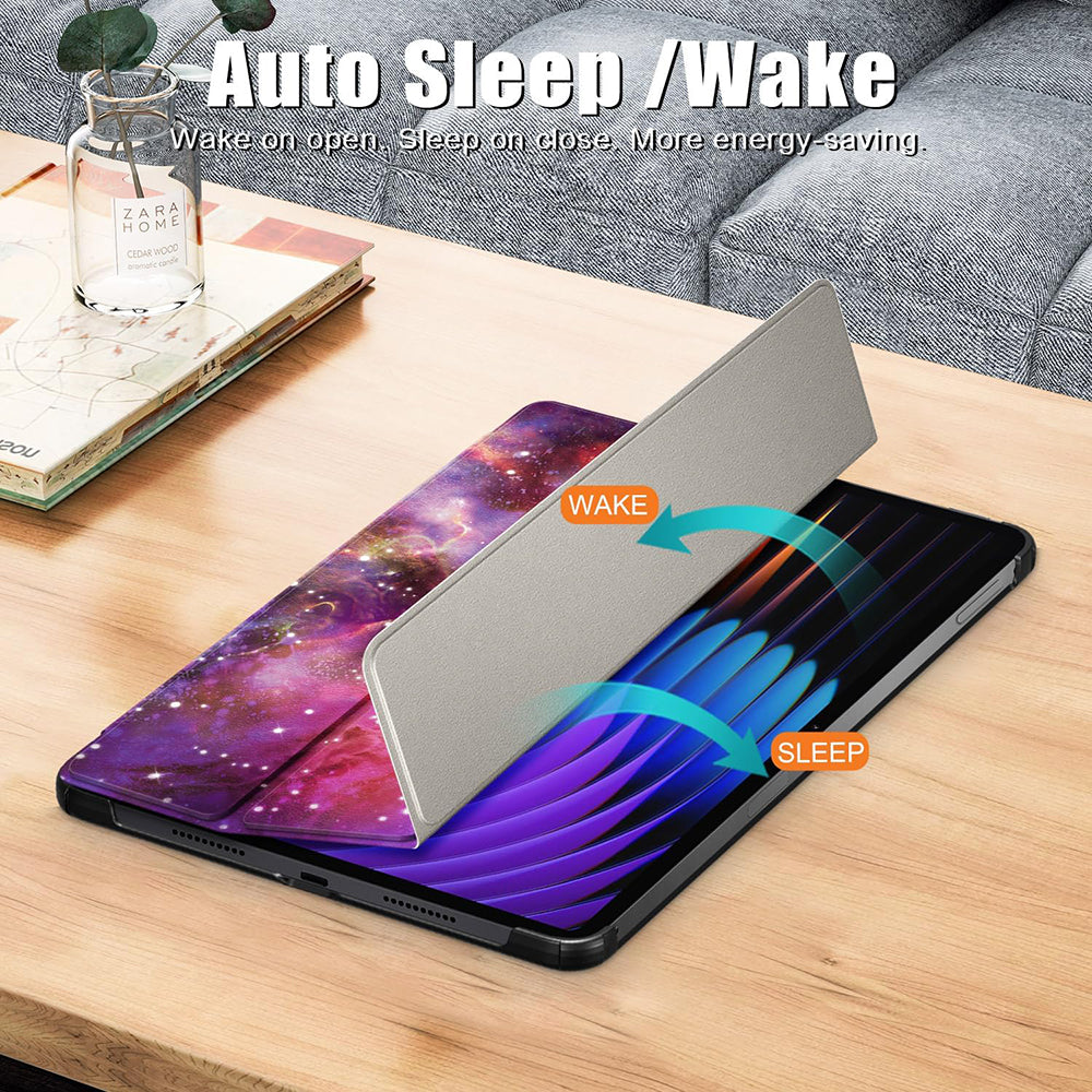 Custodia per Xiaomi Pad 7 / 7 Pro, Techsuit, FoldPro Galaxy, Multicolore