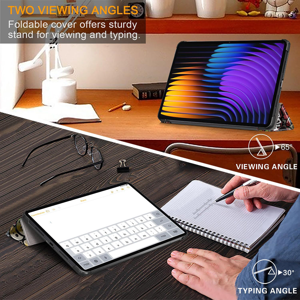 Custodia per Xiaomi Pad 7 / 7 Pro, Techsuit, FoldPro Urban Vibe, Multicolore