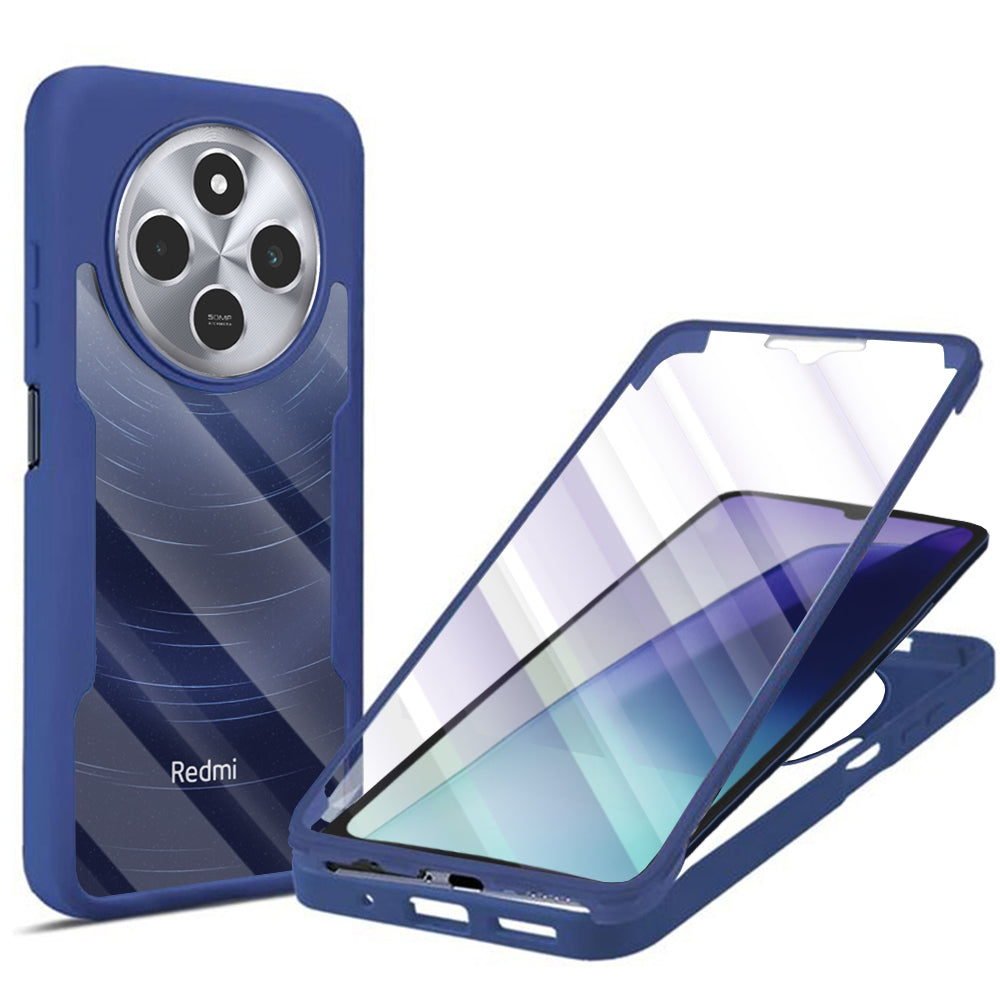 Custodia per Xiaomi Poco C75 / Redmi 14C, Techsuit, ColorVerse 360, Blu