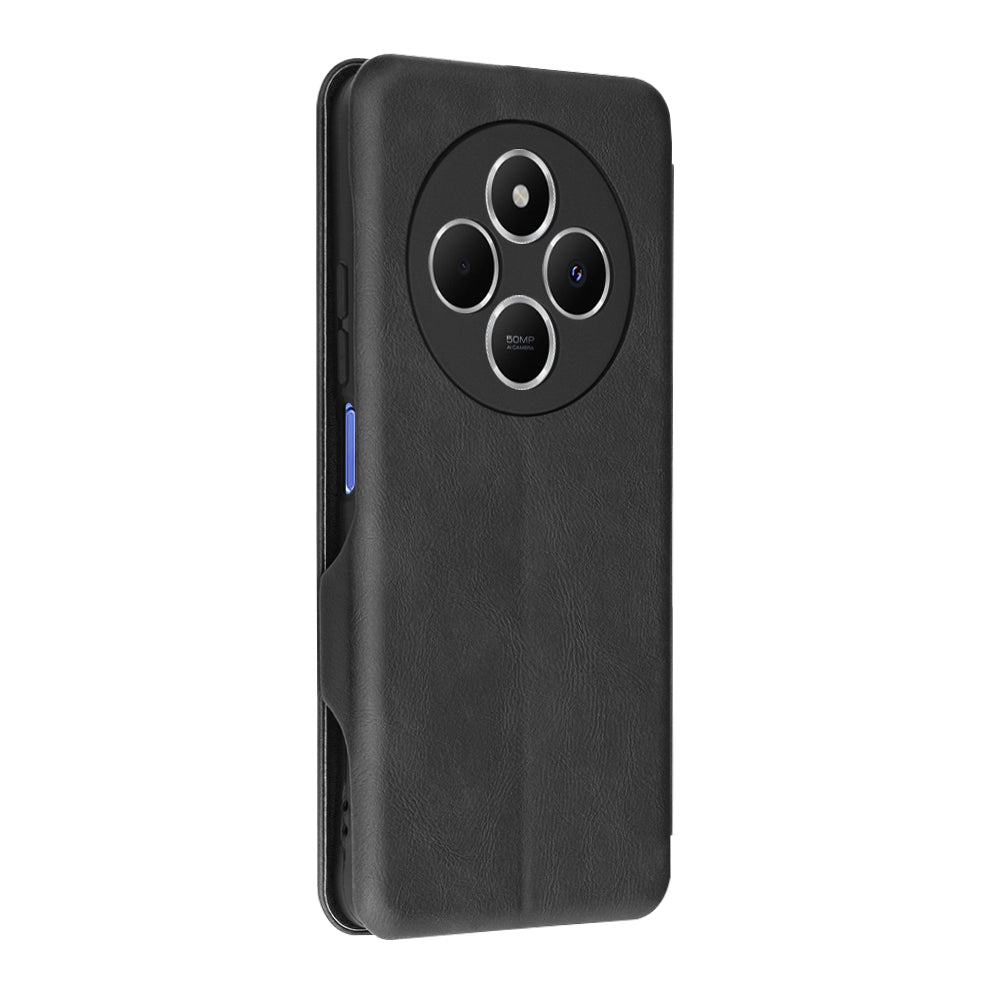 Custodia per Xiaomi Poco C75 / Redmi 14C, Techsuit, Safe Wallet Plus, Nera