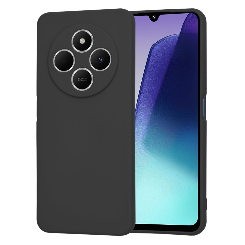 Custodia per Xiaomi Poco C75 / Redmi 14C, Techsuit, SoftFlex, Nera