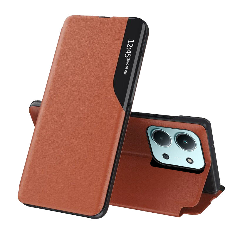 Custodia per Xiaomi Poco C85 4G / Redmi 15C 5G / 15C 4G, Techsuit, eFold, Arancione