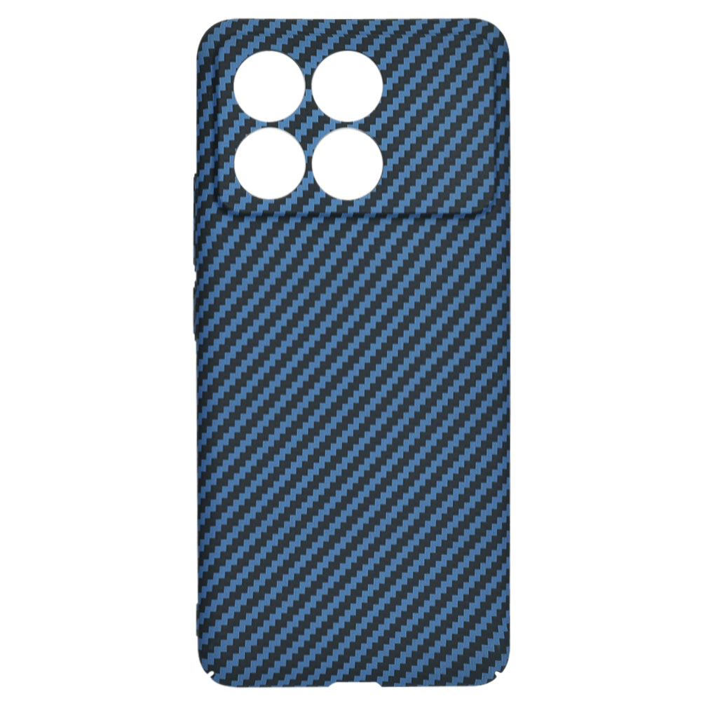 Custodia per Xiaomi Poco F6 Pro, Techsuit, Carbonite FiberShell, Turchese
