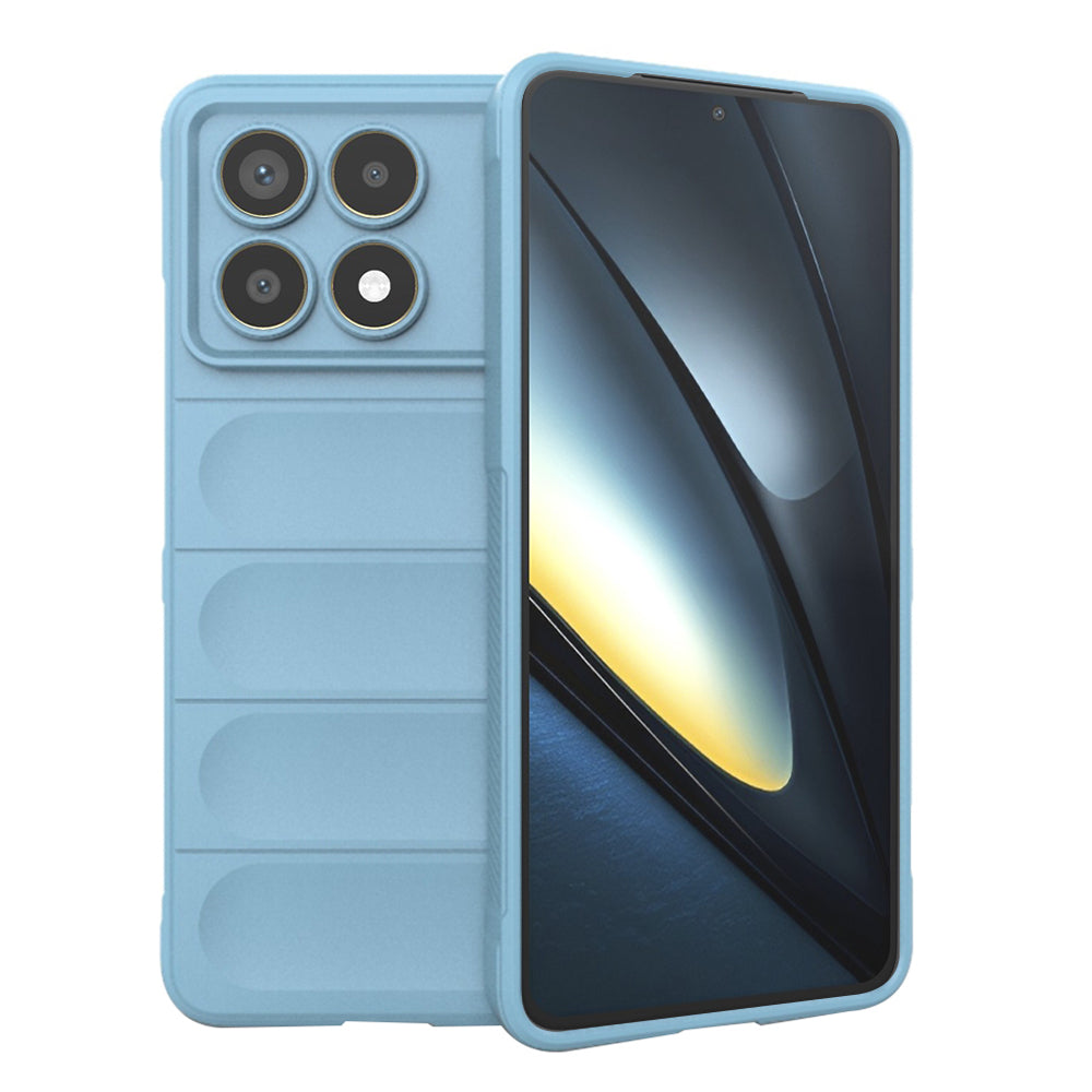 Custodia per Xiaomi Poco F6 Pro, Techsuit, Magic Shield, Blu